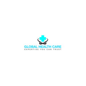 GLOBAL HEALTH CARE LOGO- DESIGNED BY FIVENSON STUDIOS GRAPHIC DESIGN AND WEB DESIGN STUDIOS IN MICHIGAN