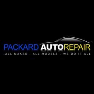 Packard Auto Reapir Logo-Fivenson Studios Michigan's #1 Graphic Design, Web Design, Branding, Advertising & Full-Service Agency
